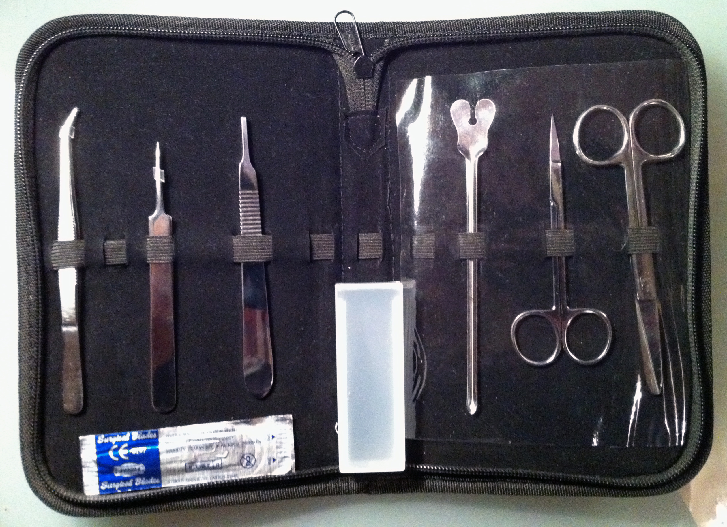 Medical AK-1 Trousse de Dissection d'Anatomie & Boîte transport et  d'élevage, 24 × 17 × 16 cm, couleur aléatoire